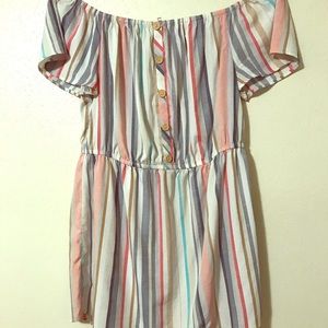 COLORFUL STRIPE DRESS